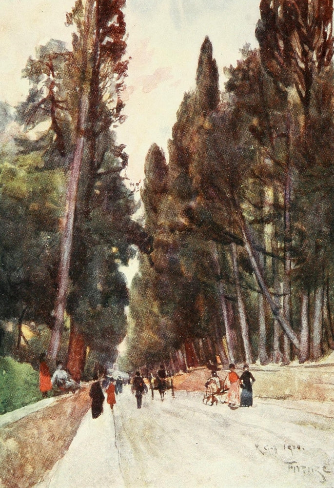Florence & Some Tuscan Cities 1905 Poggio Imperiale Poster Print by R.C. Goff