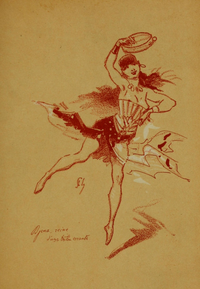 Les Bohémiens 1887 Dancer Poster Print by Jules Chéret