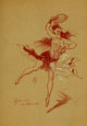Les Bohémiens 1887 Dancer Poster Print by Jules Chéret