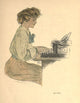Cupid's Cyclopedia 1910 Typist Poster Print by John Cecil Clay
