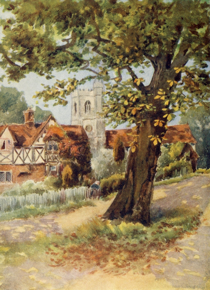 Essex 1909 South Weald Poster Print by Louis Burleigh Bruhl