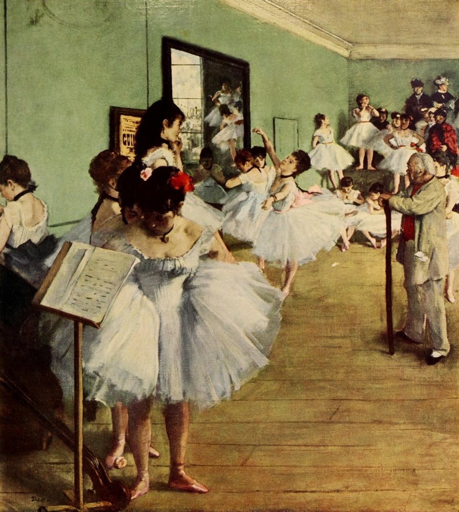 The Dancing Class Poster Print by Edgar Degas - Ballet Artwork
