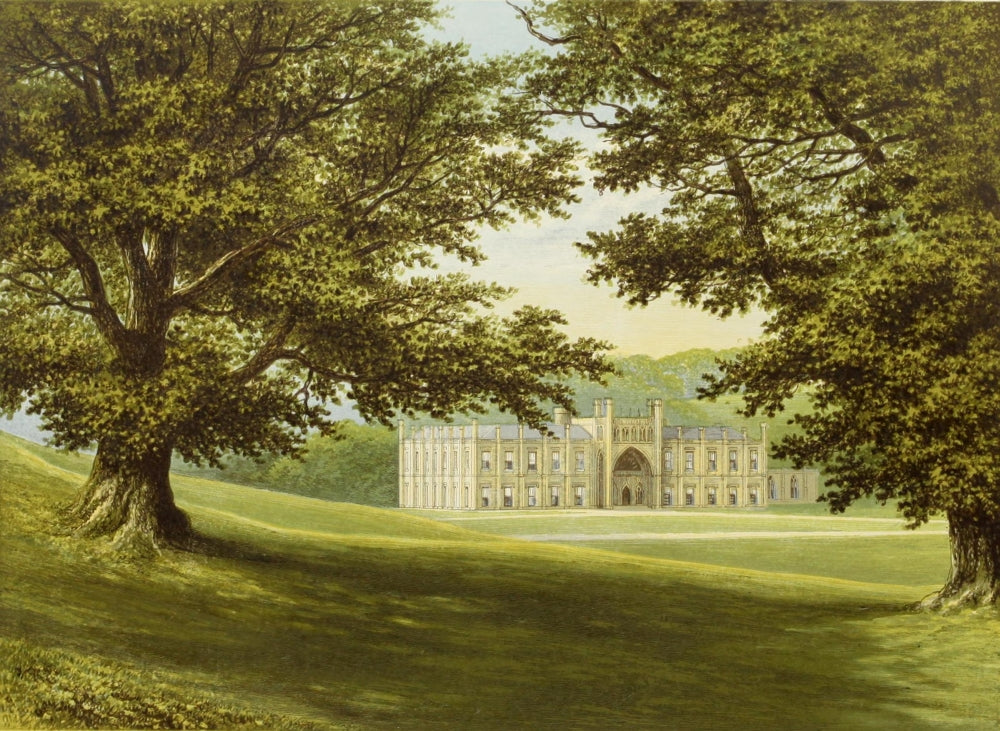 Views of Seats 1880 Donington Hall Poster Print by A.F. Lydon