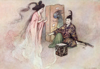 Green Willow 1910 The Spring & Autumn Lover Poster Print by Warwick Goble