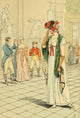 Fashion in Paris 1898 The Sculpture Gallery in the Louvre Poster Print by François Courbin