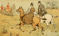 Across Country 1882 Come Along, Let's Catch Up Poster Print by G. Bowers
