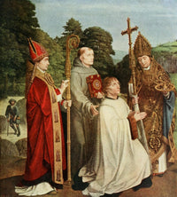 Dutch & Flemish Masterpieces A Canon and His Patron Saints Poster Print by Gerard David