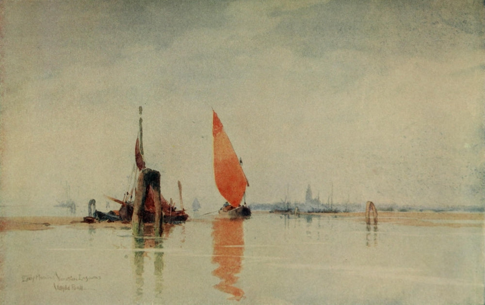 Early Morning Venetian Lagoon Poster Print by Wilfred Ball