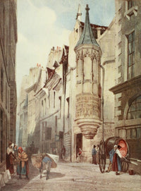 1922 Paris Street Scene Poster Print by Thomas Shotter Boys