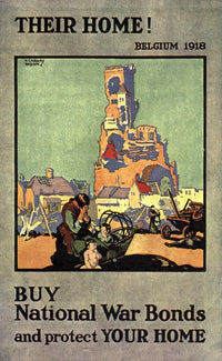 National War Bonds Poster Print from War Posters 1920 by F. Gregory Brown