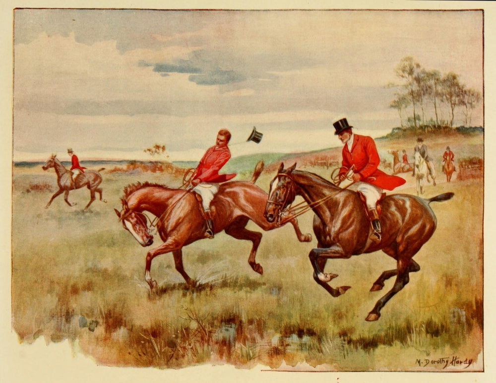 Thomas' Hunting Diary 1906 - Onward We Struggle Poster Print by Dorothy Hardy