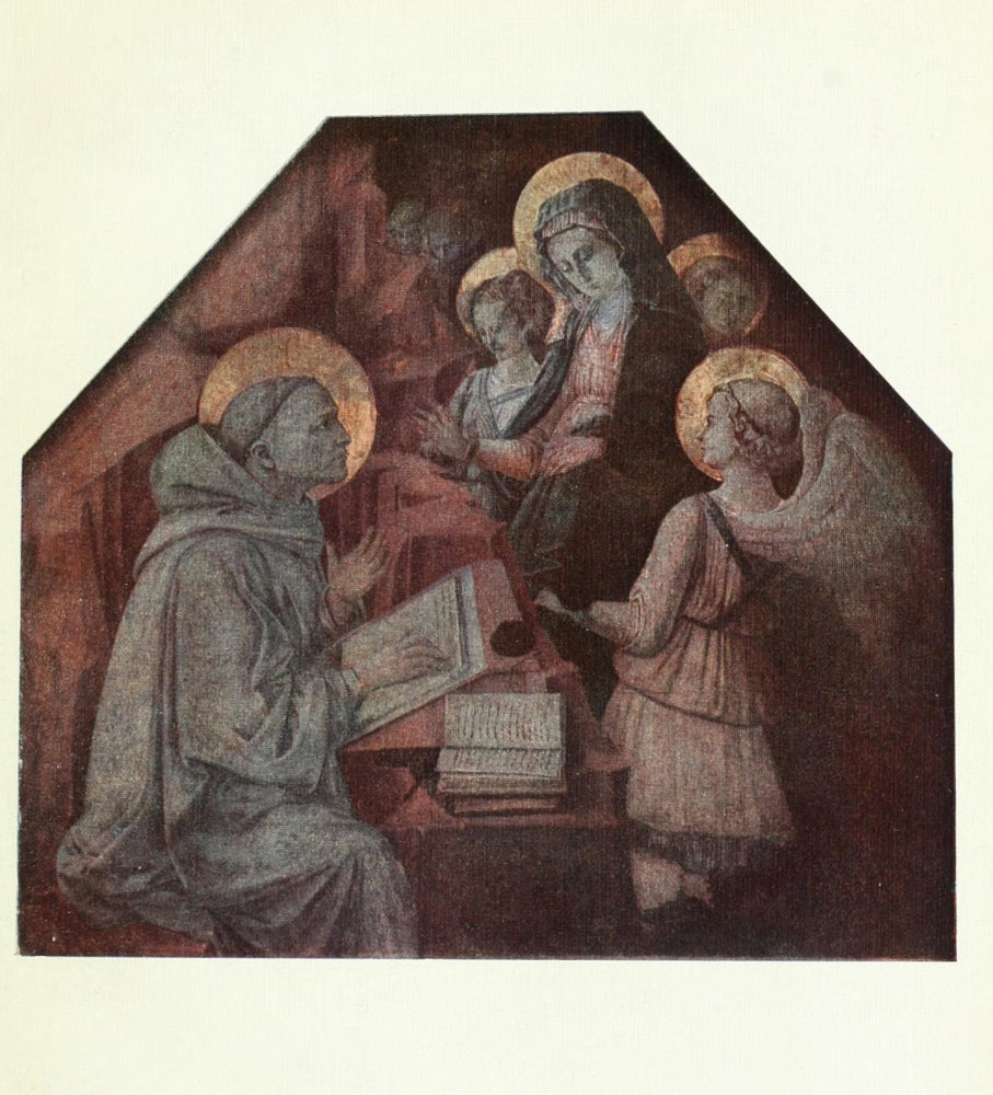 The Vision of St. Bernard fine art print by Filippo Lippi