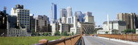 Skyscrapers in Minneapolis Cityscape Poster Print