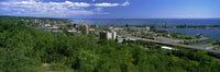City at the Waterfront Poster Print of Duluth, Minnesota at Lake Superior.