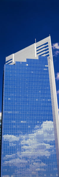 Low angle view of a skyscraper in Minneapolis, Minnesota poster print.