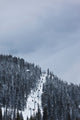 Peak 2 Peak Gondola poster print featuring Whistler Mountain scenery in British Columbia, Canada.