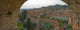 City view from Torre Civica, Bergamo, Lombardy, Italy poster print.