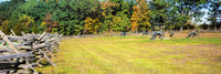 Fence at Gettysburg National Military Park Poster Print