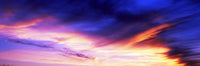 Low angle view of a stunning sunset over Cape Cod, Massachusetts.
