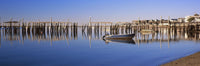 View of Pier in Ocean Poster Print showcasing Provincetown, Cape Cod