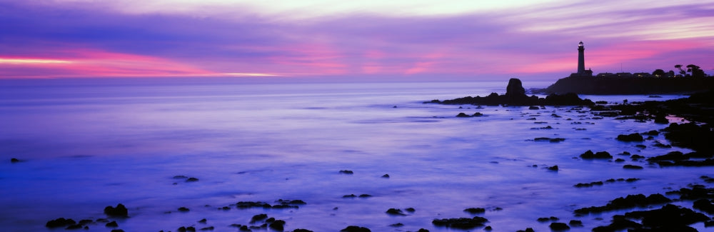 Pigeon Point Lighthouse Poster Print showcasing serene coastal beauty.