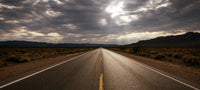 Highway 190 passing through Death Valley Landscape Poster Print