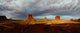 Mittens and Merrick Butte Poster Print showcasing Monument Valley, Utah.