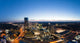 Buckhead District and Downtown Atlanta Sunset Poster Print