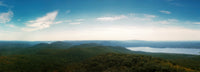 Elevated view of Mount Beacon and Breakneck Ridge poster print showcasing the Hudson River Valley in New York State.