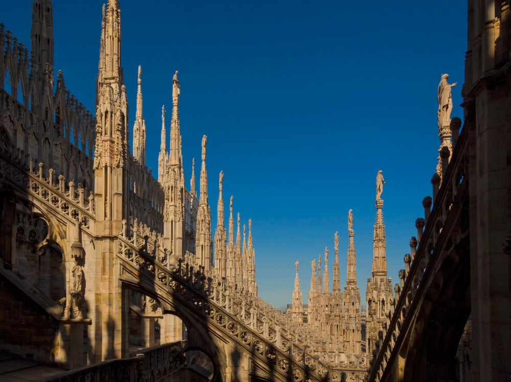 Spires of the Duomo in Milan, Italy - Poster Print