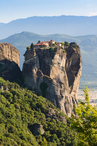 Holy Trinity Monastery at Meteora, Thessaly, Greece poster print.