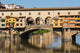Ponte Vecchio Poster Print showcasing the medieval bridge in Florence, Italy.