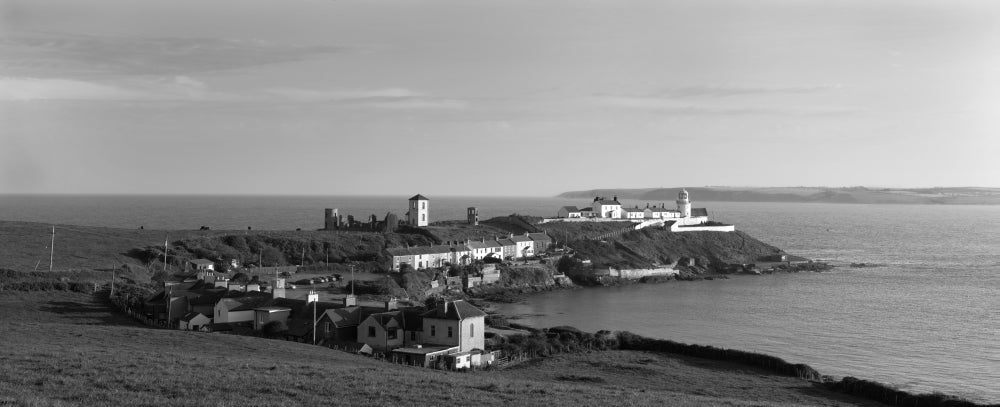 Roche's Point Lighthouse poster print showcasing County Cork, Ireland.