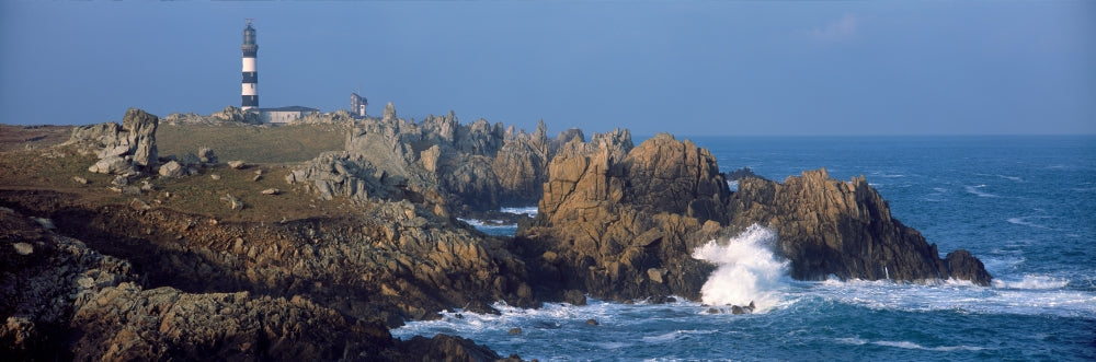 Creac'h Lighthouse on Ushant Island Poster Print, Brittany, France.