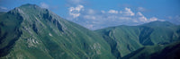 Iraty Mountain against cloudy sky panoramic poster print.