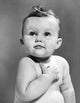 Vintage 1950s Baby Looking Up Poster Print - Heartfelt Gesture