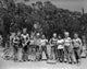 1950s Boys Playing Baseball Poster Print featuring nine boys with bats and mitts