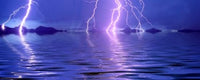 Lightning Over the Sea Poster Print by Panoramic Images, stunning ocean and lightning artwork