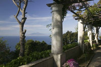 Balcony Overlooking the Sea, Villa San Michele Poster Print
