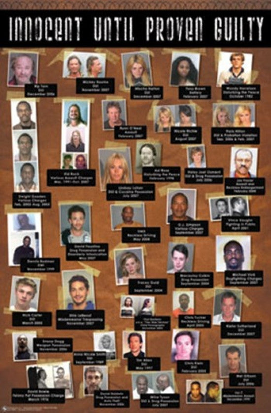 Innocent Until Proven Guilty 2 Rolled Poster Print (23x35)