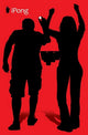 Beer Pong iPong Poster - Fun Game Room Decor