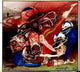 Killer Sport poster by Ralph Steadman, vibrant art print.