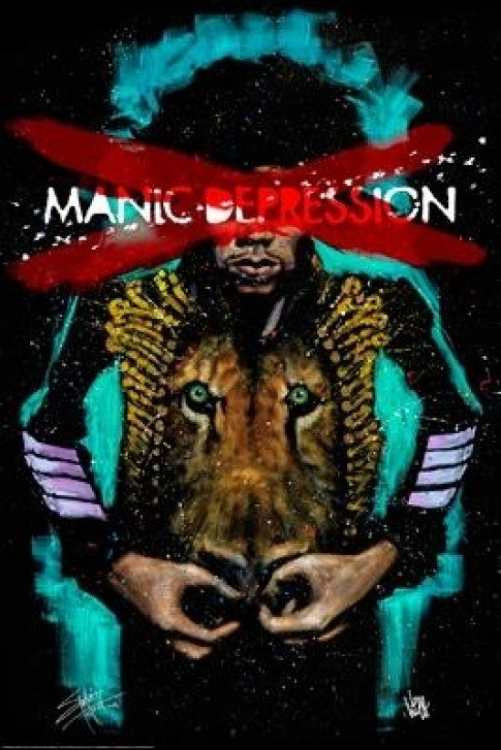 Manic Depression Poster Print - 22x34 Rolled Poster