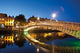 Dublin Halfpenny Bridge Landscape Poster Print 36x24