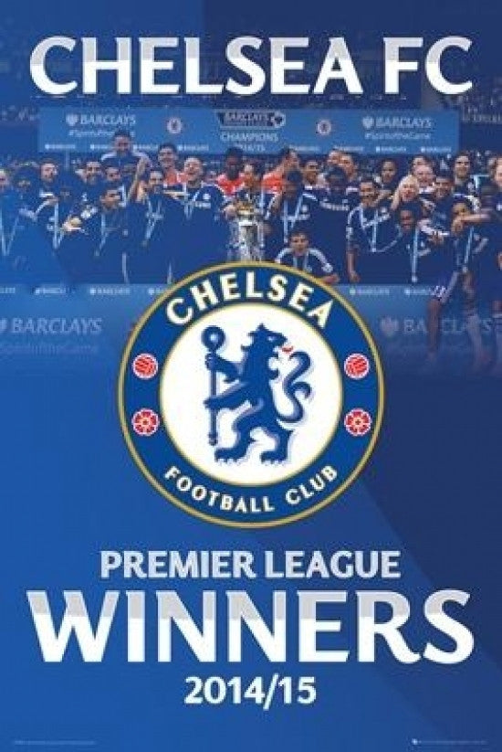 Chelsea FC Premier League Champions 2014-2015 Poster Print