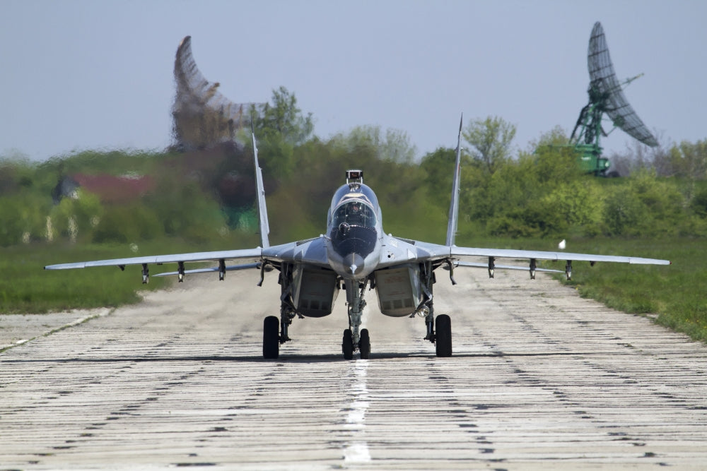 MiG-29UB Bulgarian Air Force Poster Print at Balchik Air Base