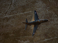 Hawk T1 Trainer Aircraft Poster Print low flying over North Wales.