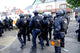Loyalist Protesters Clash with Police at Albertbridge Road in Belfast Poster Print