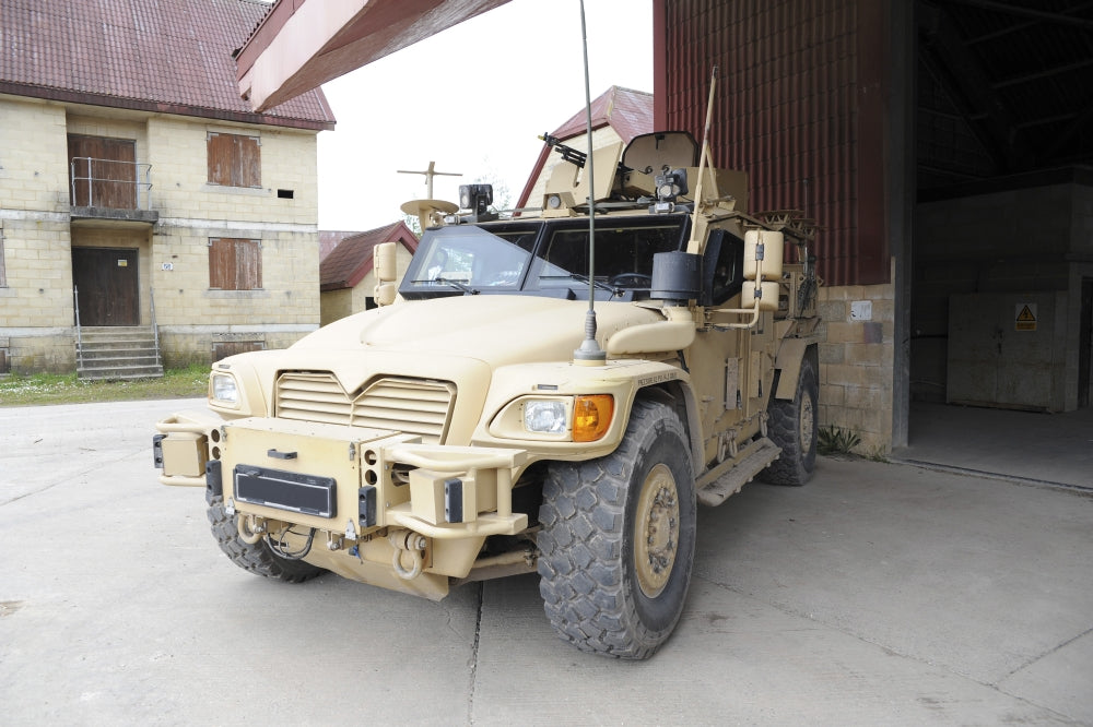 Husky TSV armored vehicle of the British Army poster print