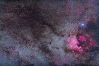 North America Nebula and dark nebulae in Cygnus Poster Print by Alan Dyer